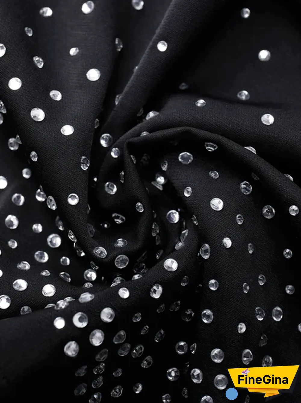 Abstract 3/4 Sleeve Casual Weaving Dress