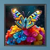Diamond Painting -5D Full Round Drill Butterfly(40x40cm)