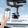 🤳🏽Support de t&eacute;l&eacute;phone pour r&eacute;troviseur de voiture rotatif &agrave; 360&deg;