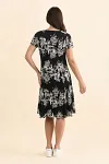 Yellow Abstract Print, V-Neck Casual Dress, Guangzhou Clothing Factory, Plus Size Elegant Outfits, Resort Style Boutique Dress