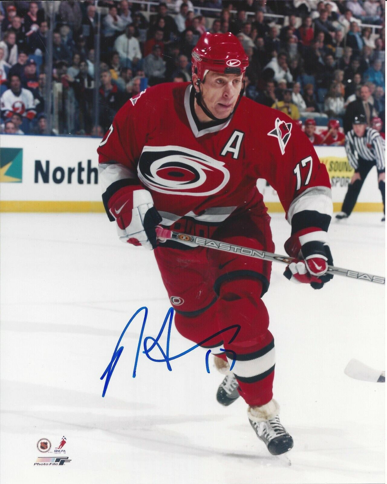 Rod Brind'Amour Autographed 8x10 Carolina HurricanesB636