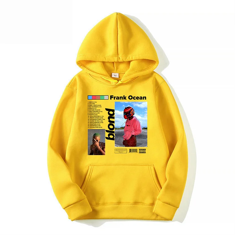 Frank Blond Ocean Nostalgia Ultra Hooded Sweatshirt Graphic Pullover Blond Hoodies at Hiphopee