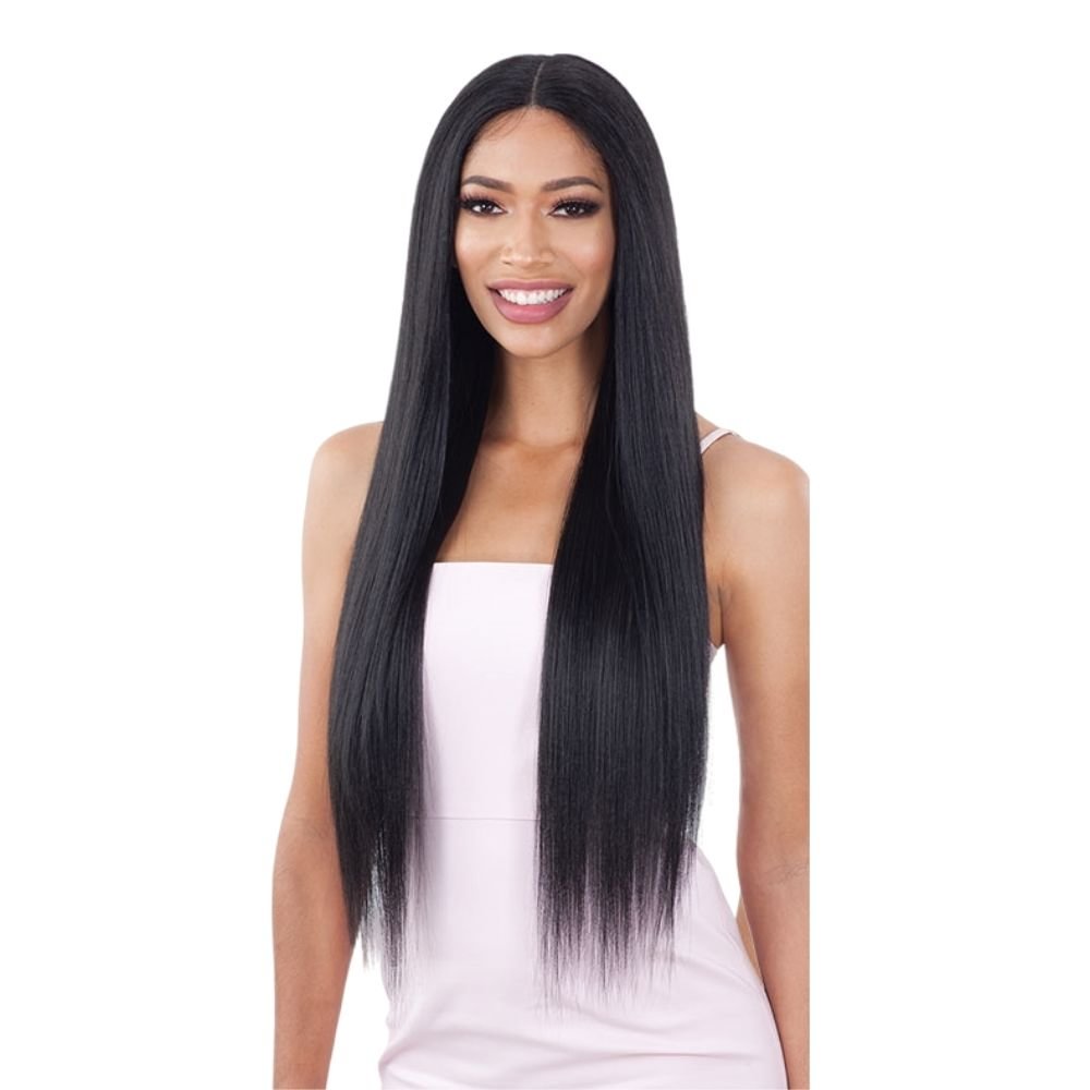 Shake-N-Go Organique Synthetic Lace Front Wig - Light Yaky Straight 30"