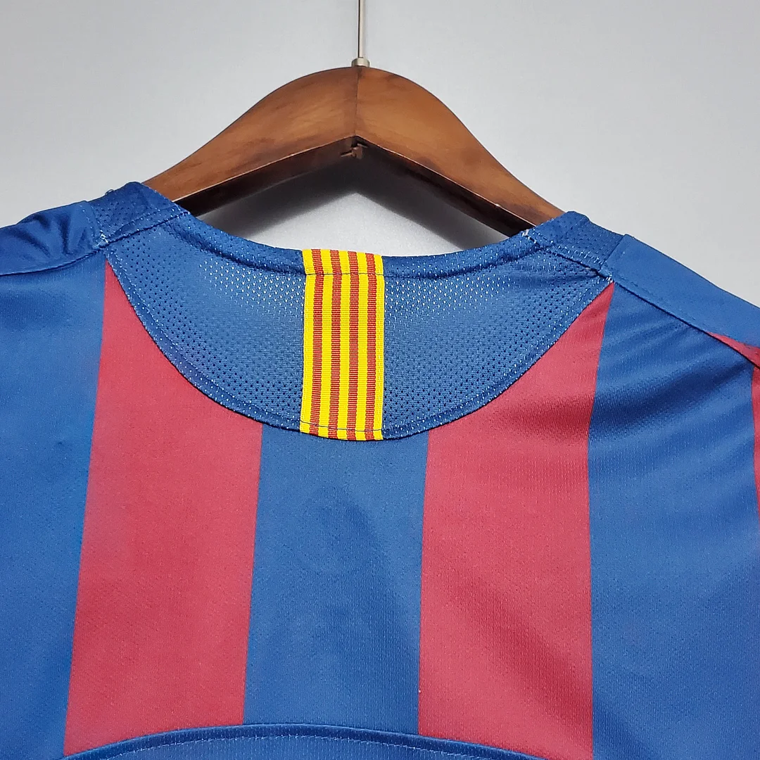 2005/2006 Retro Barcelona Home Football Shirt UEFA Champions League 1:1 Thai Quality