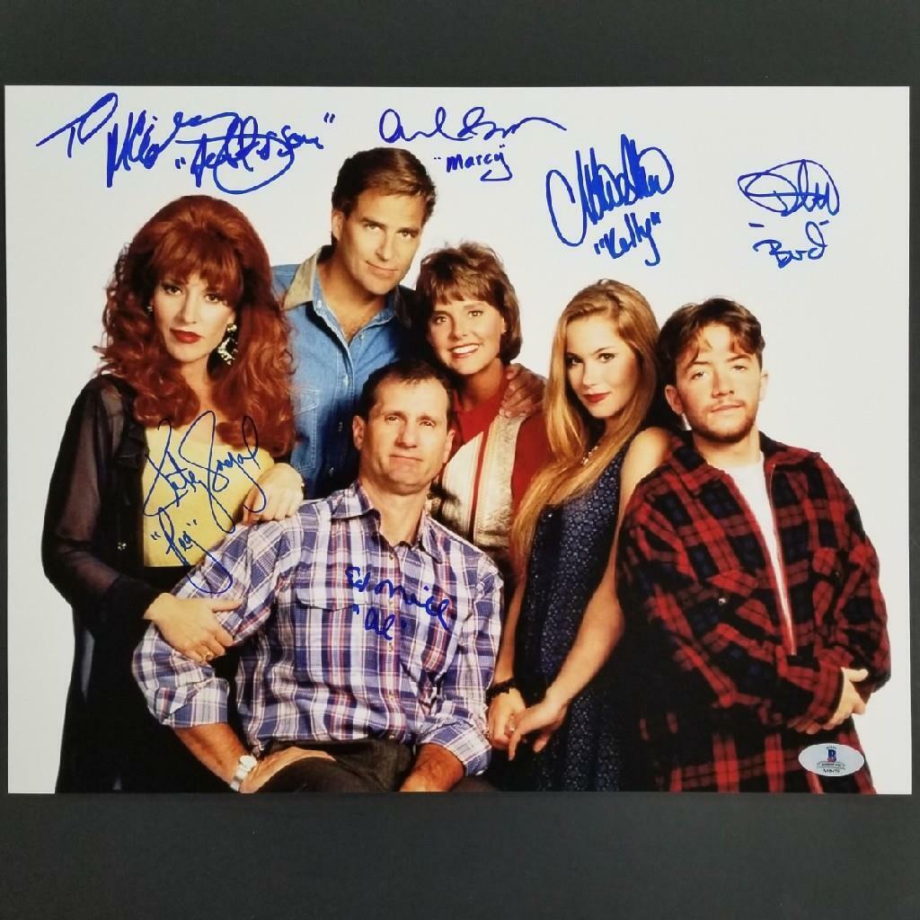 Married With Children Cast (6) signed 11x14 Photo Poster painting O'Neill Sagal Applegate A~ BAS