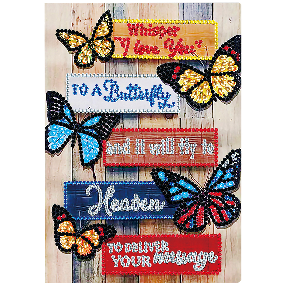 

Butterflies - 5D DIY Craft Notebook, 501 Original