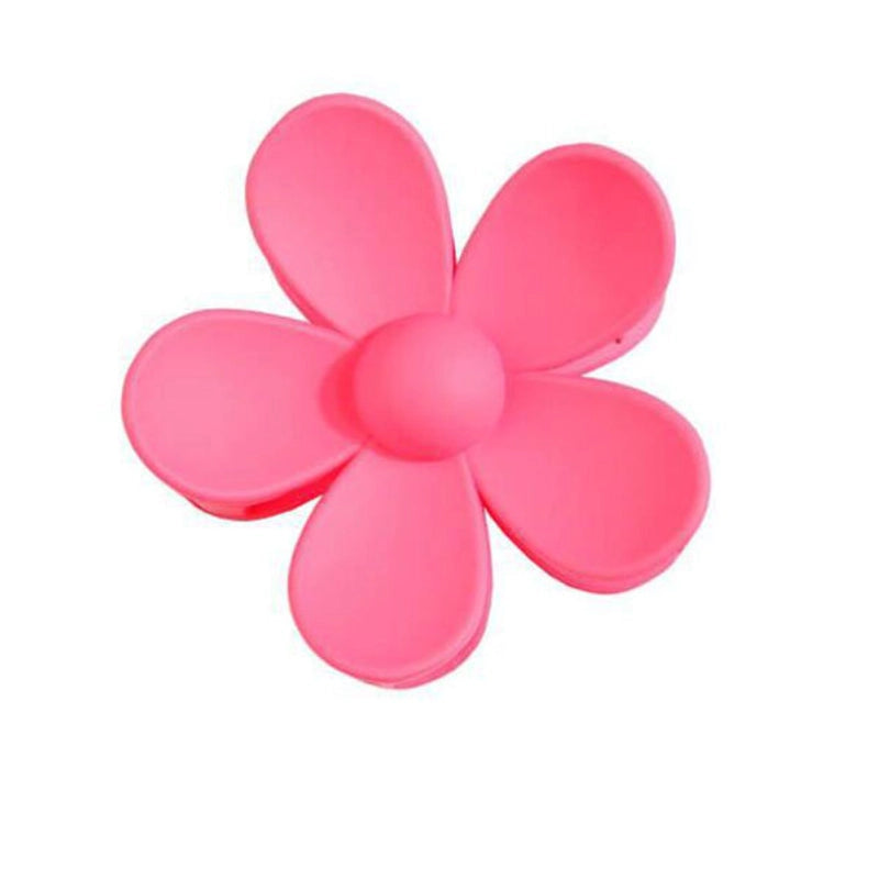Women’s Sweet Korean Style Flower Plastic Stoving Varnish Hair Claws