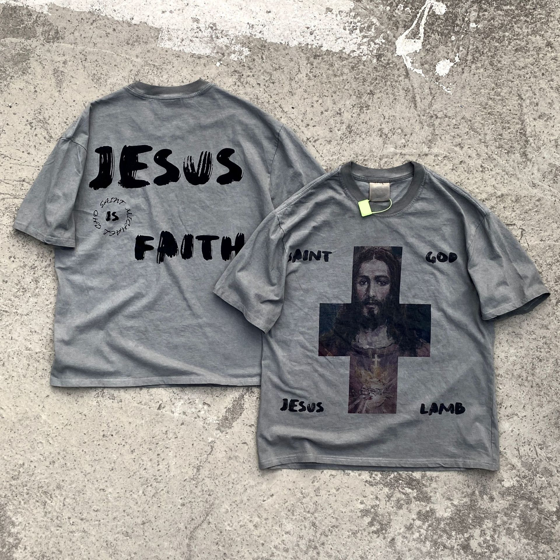 Jesus Is Faith Vintage Washed T-Shirt