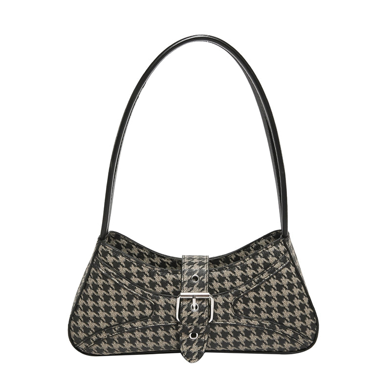 Korean Style French Stick Underarm Bag Leopard Print Fashion Shoulder Bag Trendy Unique PU Leather Leopard Print Bag