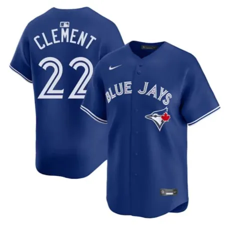 Youth Toronto Blue Jays #22 Ernie Clement  Royal Home Replica Jersey