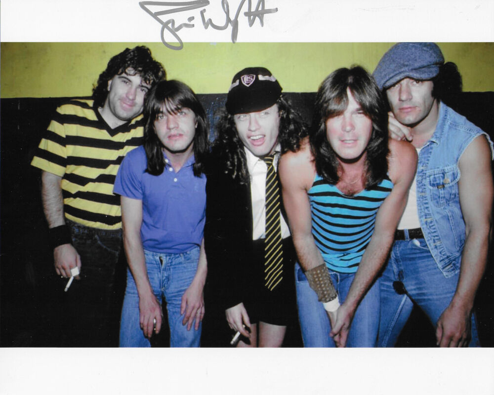 Simon Wright Original In Person Autographed 8X10 Photo Poster painting - AC/DC