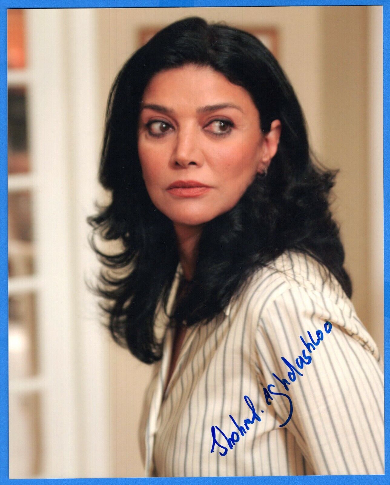 Shohreh Aghdashloo Actress Hand Signed Autograph 8x10 Photo Poster painting