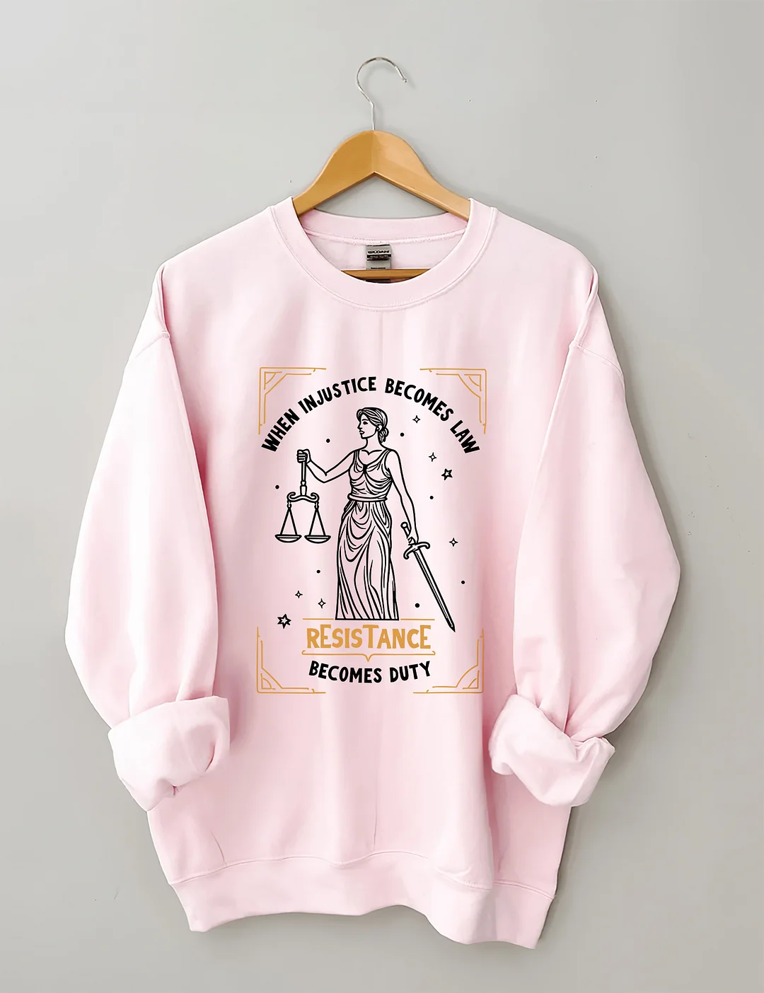 When Injustice Becomes Law Resistance Becomes Duty Sweatshirt