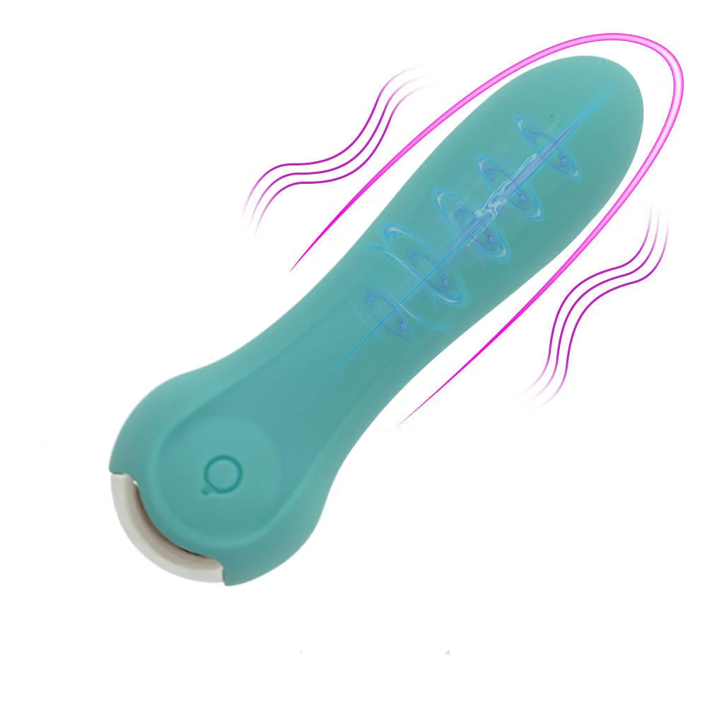 10-frequency Mini Usb Rechargeable Bullet Vibrator - Rose Toy