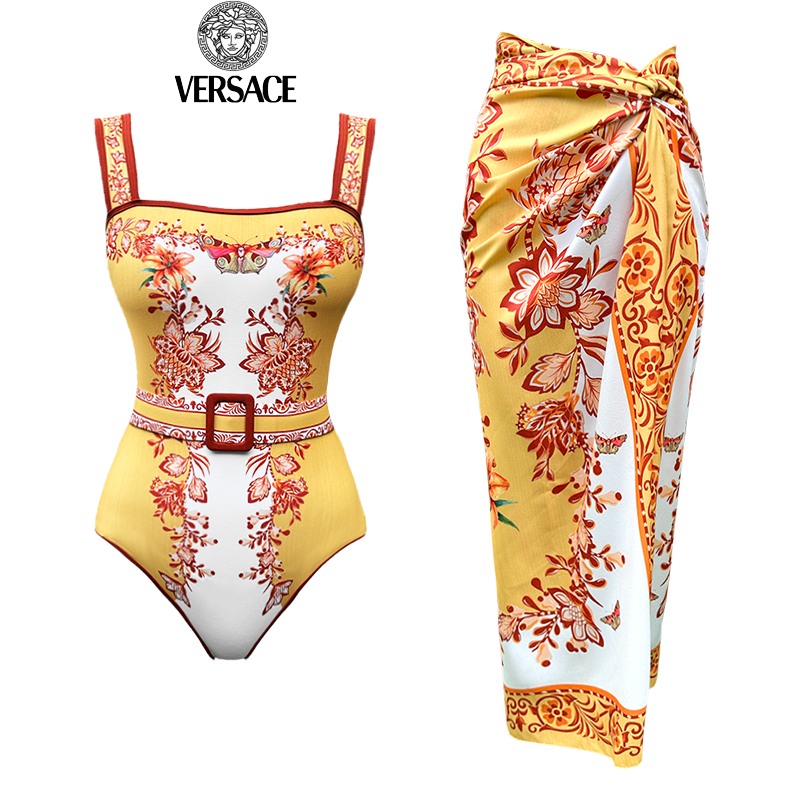 【Versace】Τυπωμένα ολόσωμα μαγιό και φούστες