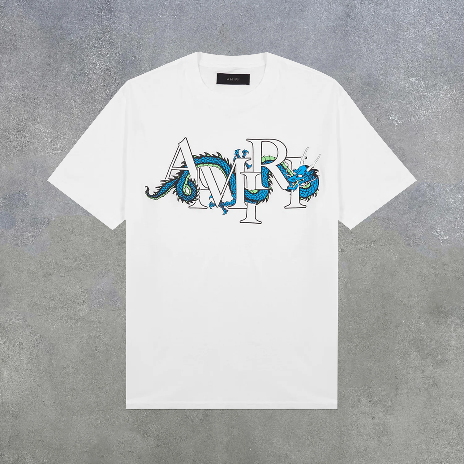 Amiri Lunar New Year Dragon Cotton Short Sleeve T-Shirt