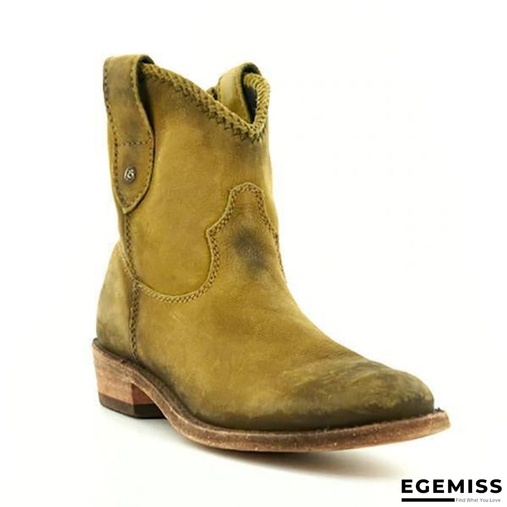 Chunky Heel Women Ankle Martin Boots | EGEMISS