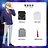 [Wetrose] In Stock OshinoKo Kid Size Cosplay Costume Hoshino Aqua Ai Rubii Arima Kana Ruby Rubii Uniform Oshi no Ko for Kids Set
