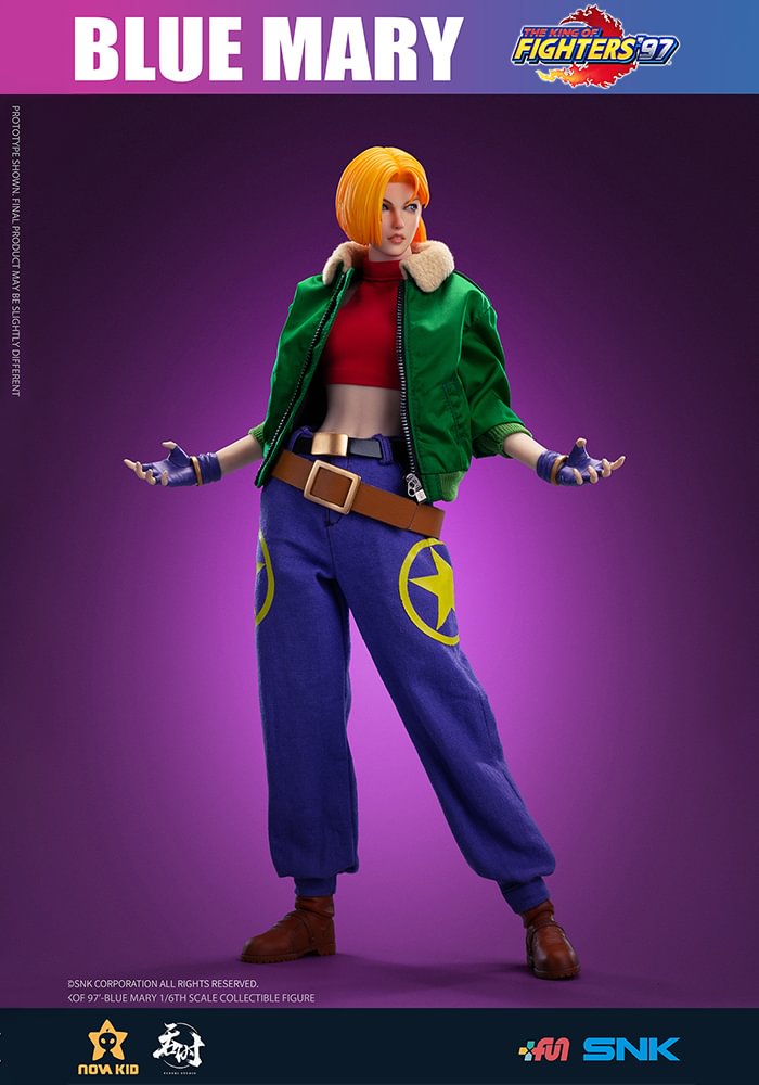 【IN STOCK】TUNSHI STUDIO - SNK - THE KING OF FIGHTERS '97 - BLUE MARY 1/6TH ACTION FIGURE