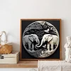 Diamond Painting-DIY Full Round Drill Elephant Relief