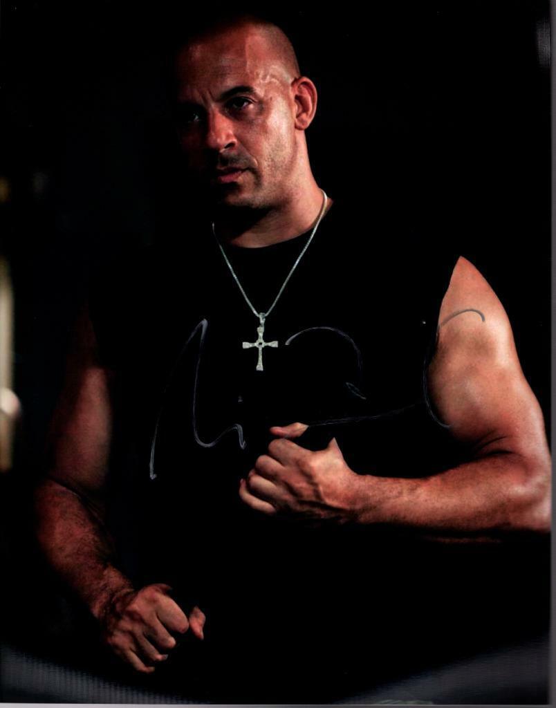 Vin Diesel Signed 11x14 Photo Poster painting Autographed Picture plus COA