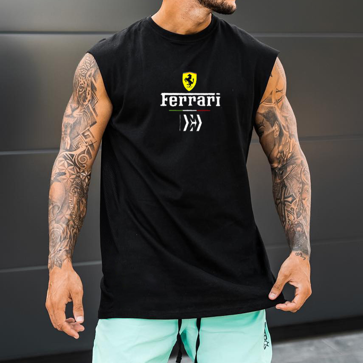 Casual Racing Sports Loose Vest / TECHWEAR CLUB / Techwear