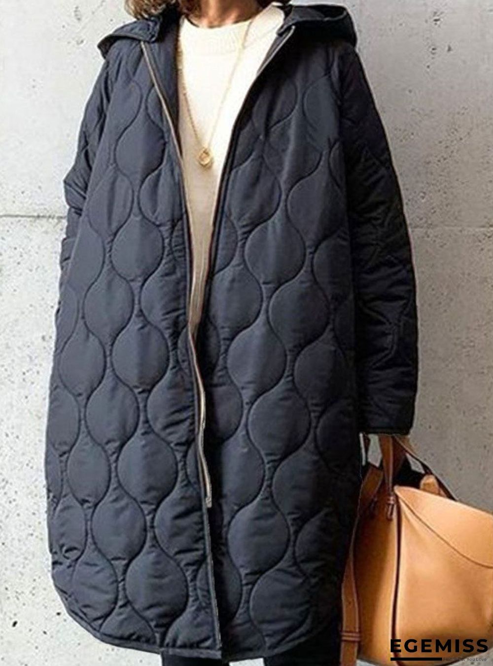 Casual Loose Cotton Cardigan Zipper Coat | EGEMISS