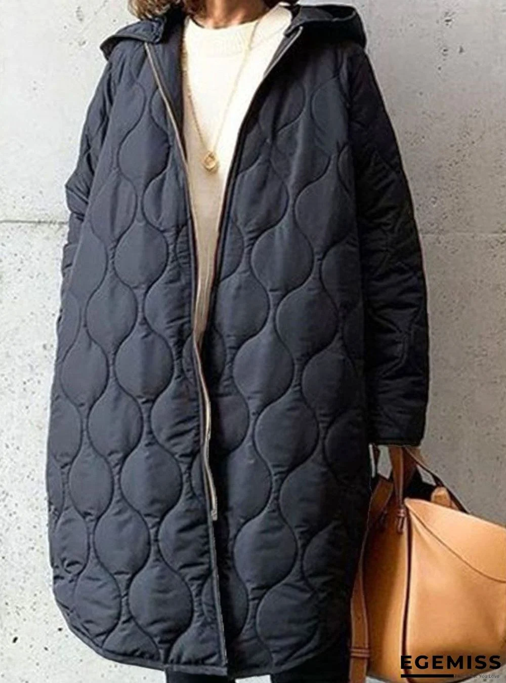 Casual Loose Cotton Cardigan Zipper Coat | EGEMISS