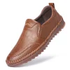 Men's casual breathable leather shoes