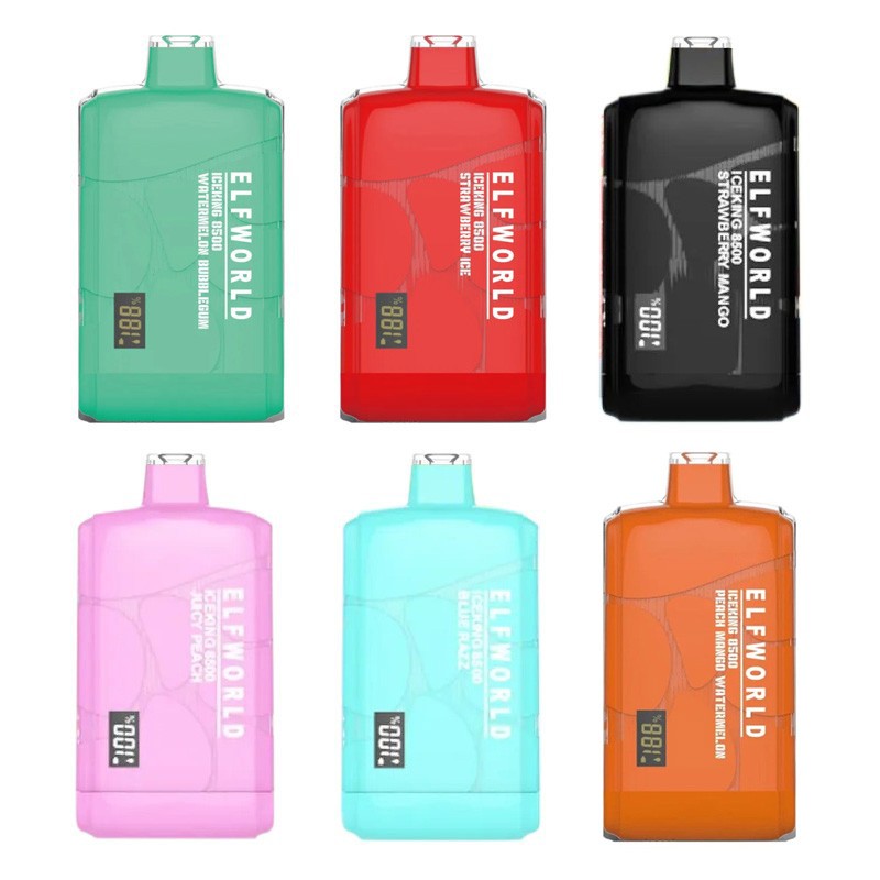 ELFWORLD Ice King 8500 Puffs Disposable Vape Wholesale ELF WORLD CTYVape