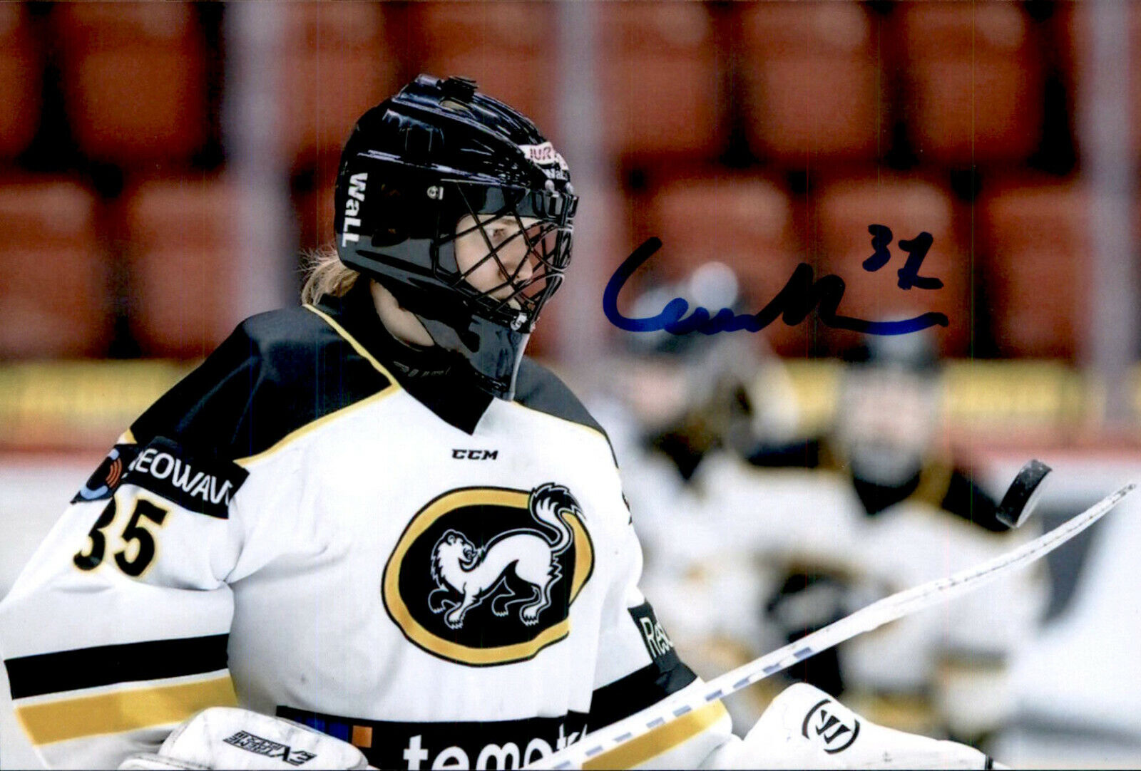 Leevi Merilainen SIGNED autographed 4x6 Photo Poster painting TEAM FINLAND / OTTAWA SENATORS #2