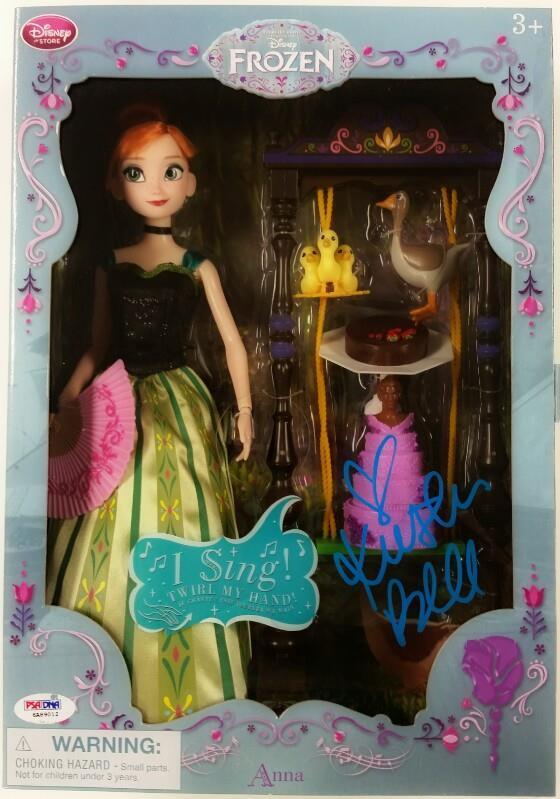 KRISTEN BELL signed Disney FROZEN Singing Anna Doll w/ PSA/DNA Auto Anna /5