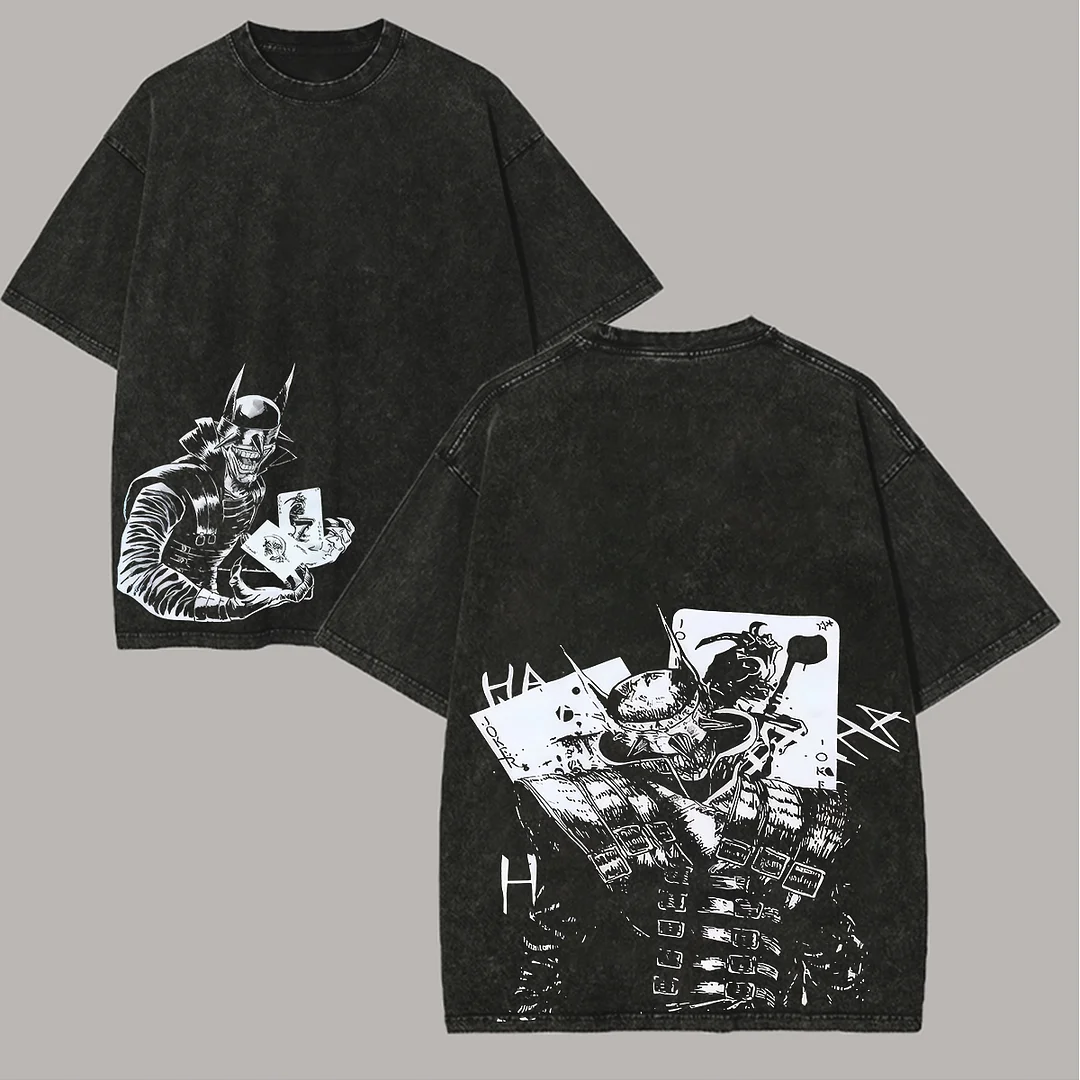 Batman Printed Unisex Washed T-Shirt