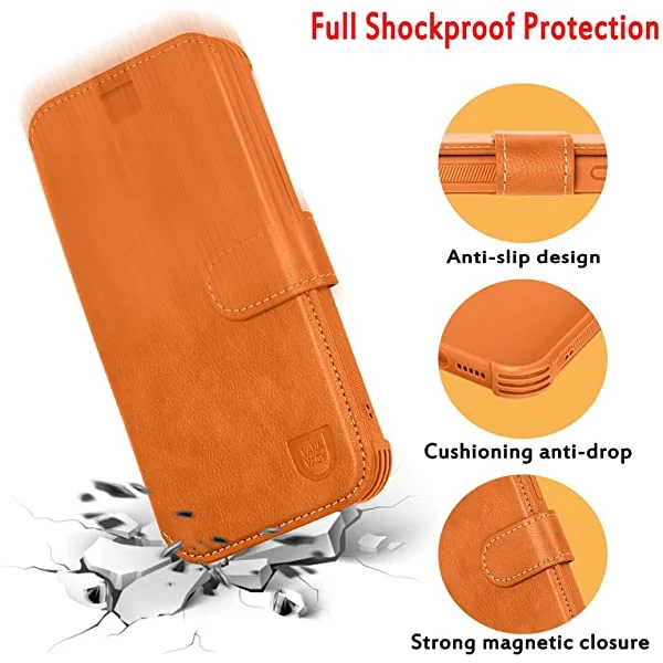 VANAVAGY iPhone SE 2022/iPhone SE 2020 Wallet /iPhone 8/iPhone 7 Wallet Case 4.7 inch