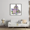 Spring Of Flowers And Lanterns - 14CT Stamped Cross Stitch 38*37cm/14.96*14.57in