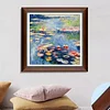 Monet'S Water Lilies-14CT Stamped Cross Stitch Egyptian Cotton 74*74cm/29.13*29.13in (Big Size) tapestrymarket