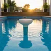 7-in-1 Digital Pool Water Tester WiFi PH and Salinity Temperature EC ORP Floating Chlorine Tester for Swimming Pools Hot Tub Jacuzzi Spa (No Calibration Fluid)