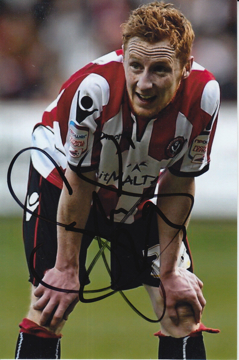 SHEFFIELD UNITED HAND SIGNED STEPHEN QUINN 6X4 Photo Poster painting 2.