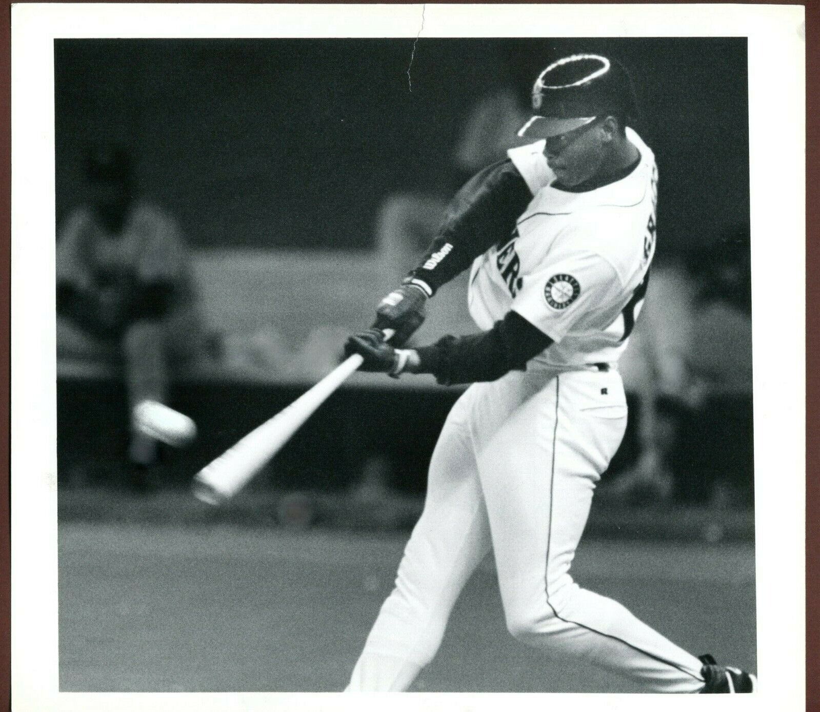 Ken Griffey Jr Mariners The Seattle Times Type 1 Photo Poster painting 2nd Home Run Of Game 1993