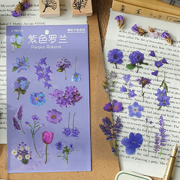 Floral Kids Book Stamp