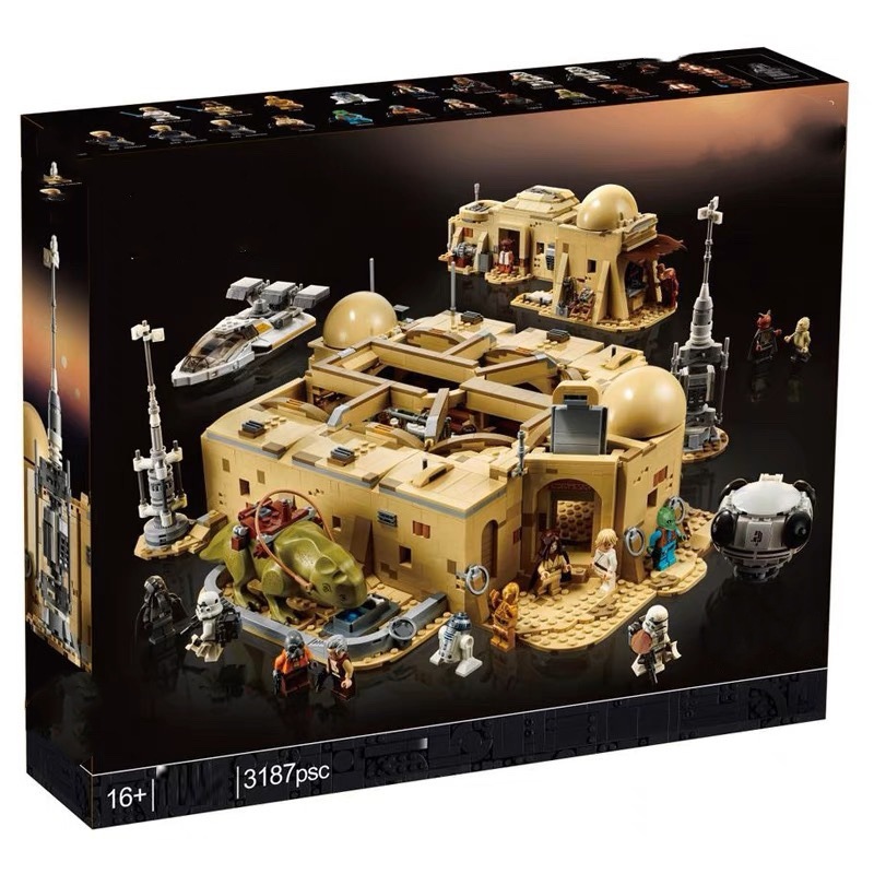 Large space tavern brick model – angled display view showing exterior details