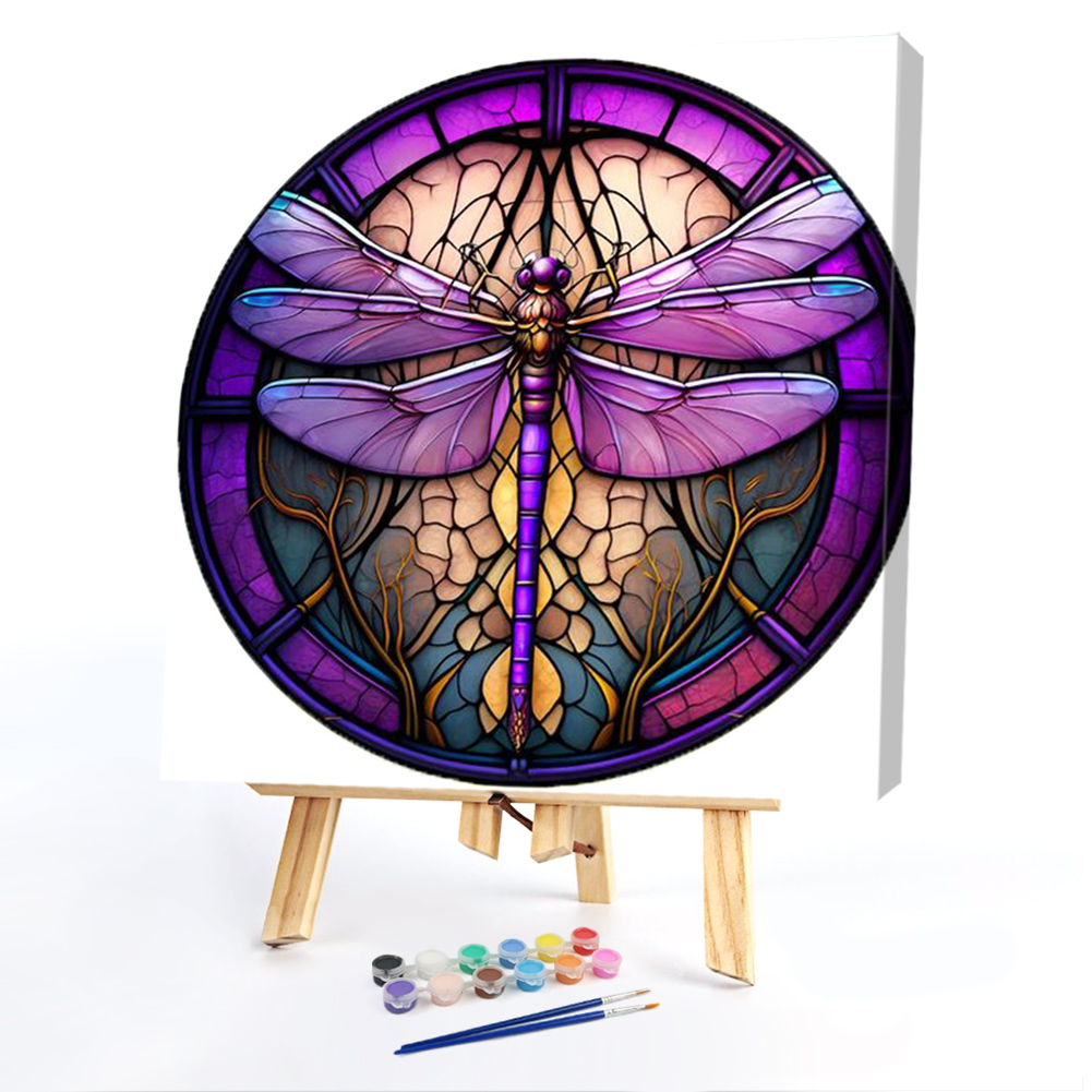 Butterfly DragonflyPaint by Numbers Acrylic Painting 40*40cm