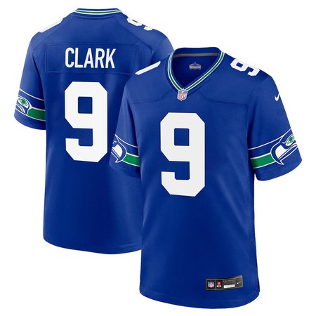 Youth Seattle Seahawks #9 Bud Clark Royal 2026 NFL Draft Game Jersey