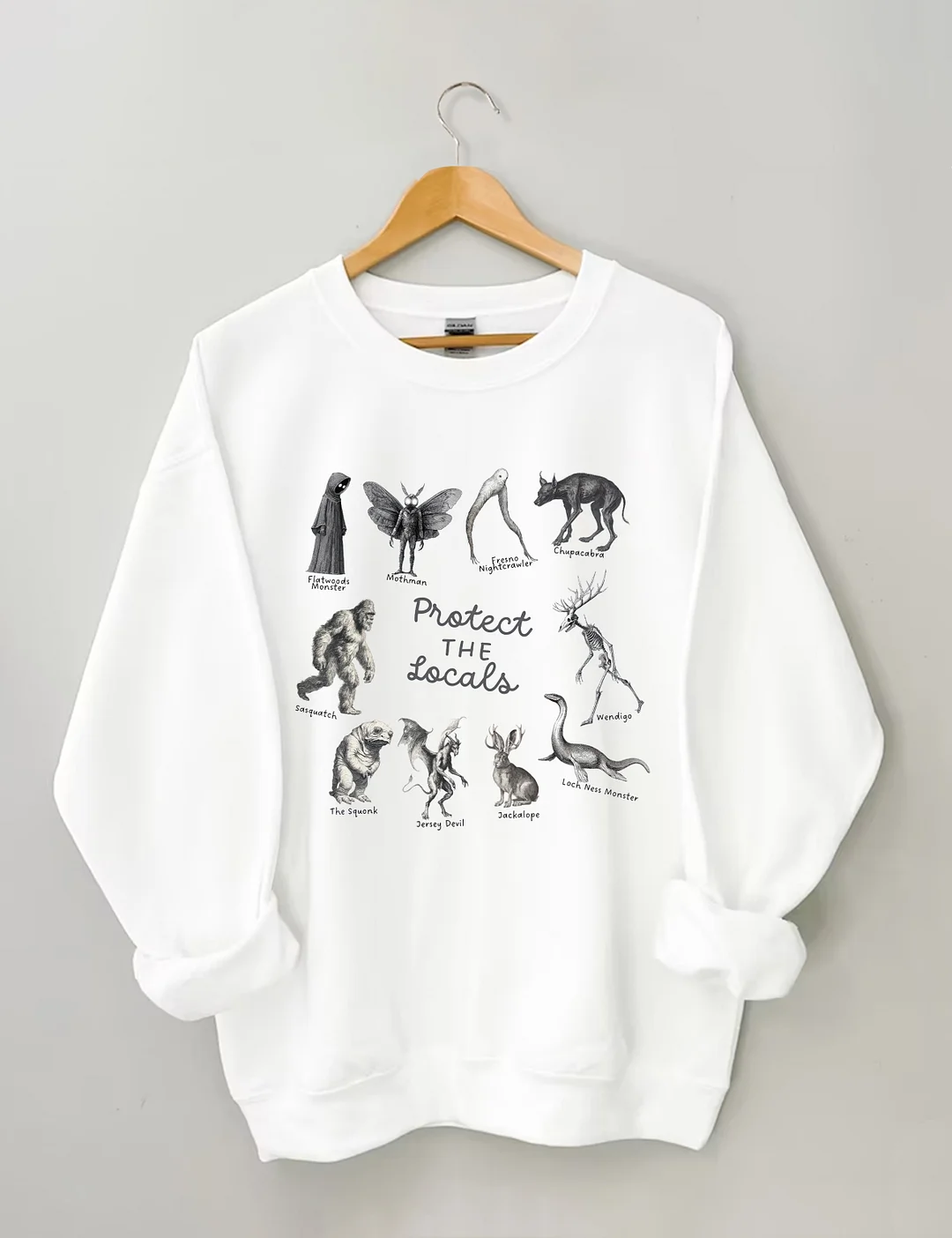 Protect The Locals Cryptid Sweatshirt