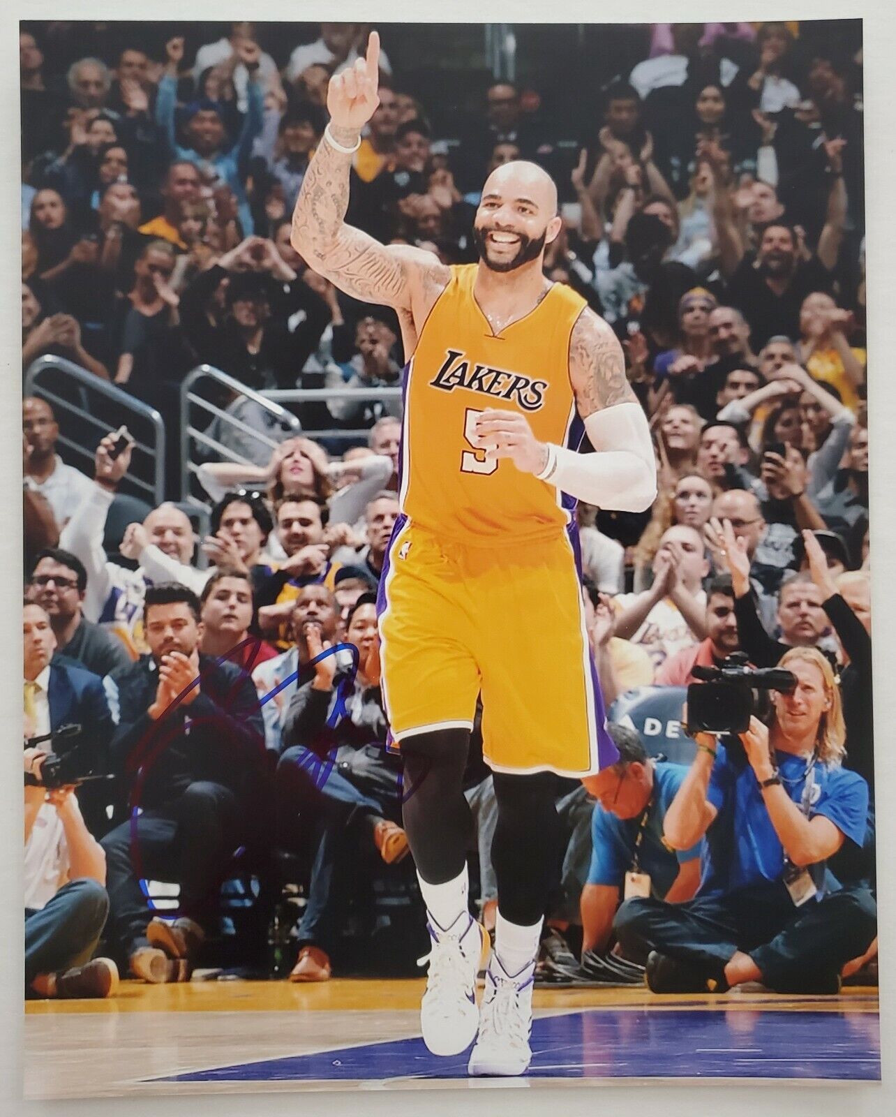 Carlos Boozer Signed 8x10 Photo Poster painting Los Angeles Lakers NBA RAD