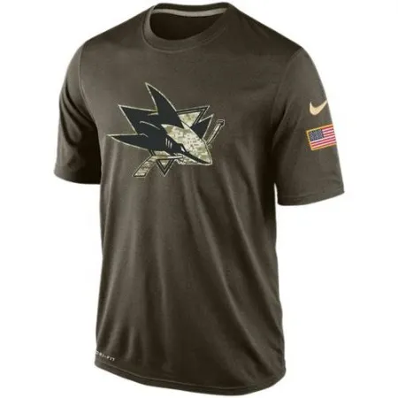 Men's San Jose Sharks Salute To Service  Dri-FIT T-Shirt