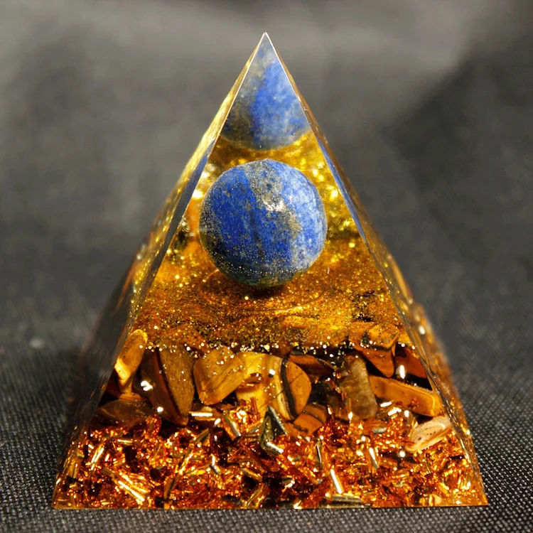 Natural Crystal Pyramid Healing Stone Chakra Reiki Home Office Decor (B)