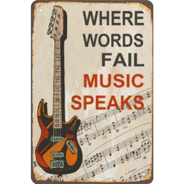 Rock Music - Vintage Tin Signs/Wooden Signs 8*12Inch/12*16Inch