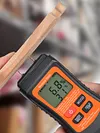 Two Pins Wood Moisture Meter Digital Paper Humidity Tester Wall Hygrometer