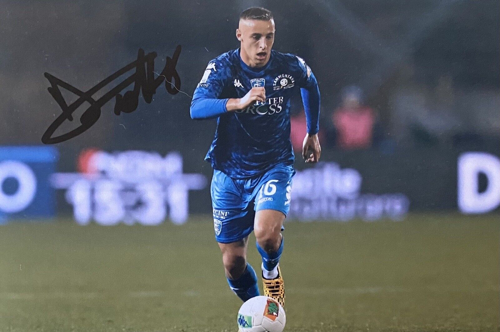 Davide Frattesi Hand Signed Empoli 6X4 Photo Poster painting